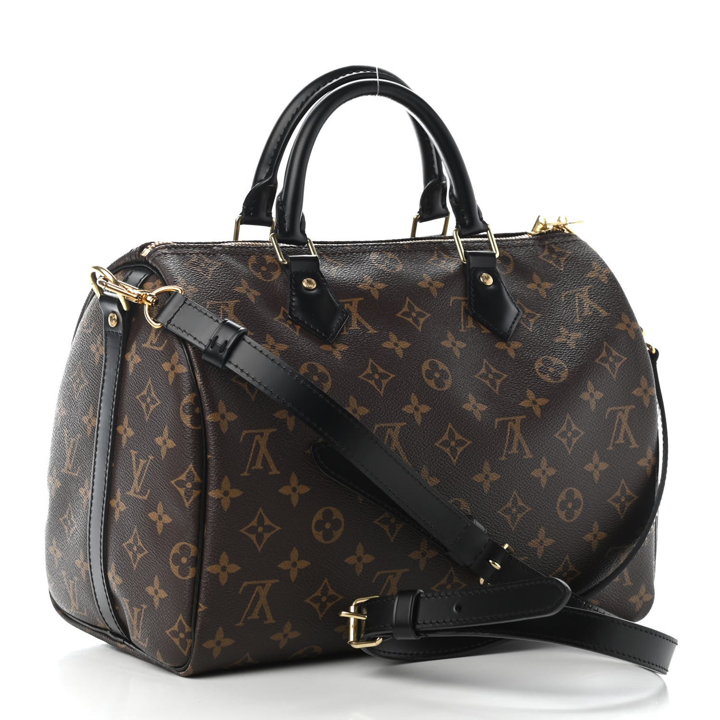 Monogram My World Tour Speedy Bandouliere 30 Black