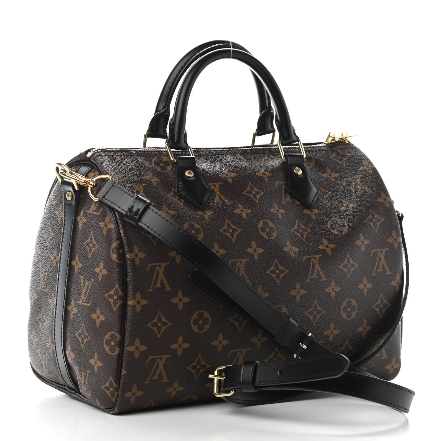 Louis Vuitton Monogram My World Tour Speedy Bandouliere 30 Black 3 of 10
