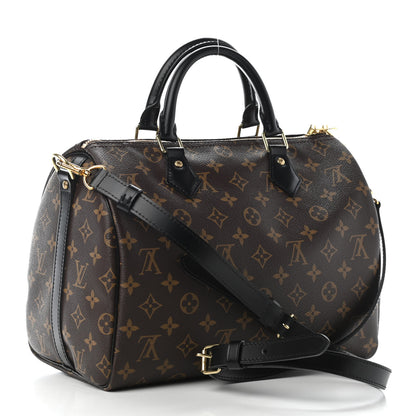 Louis Vuitton Monogram My World Tour Speedy Bandouliere 30 Black 3 of 10