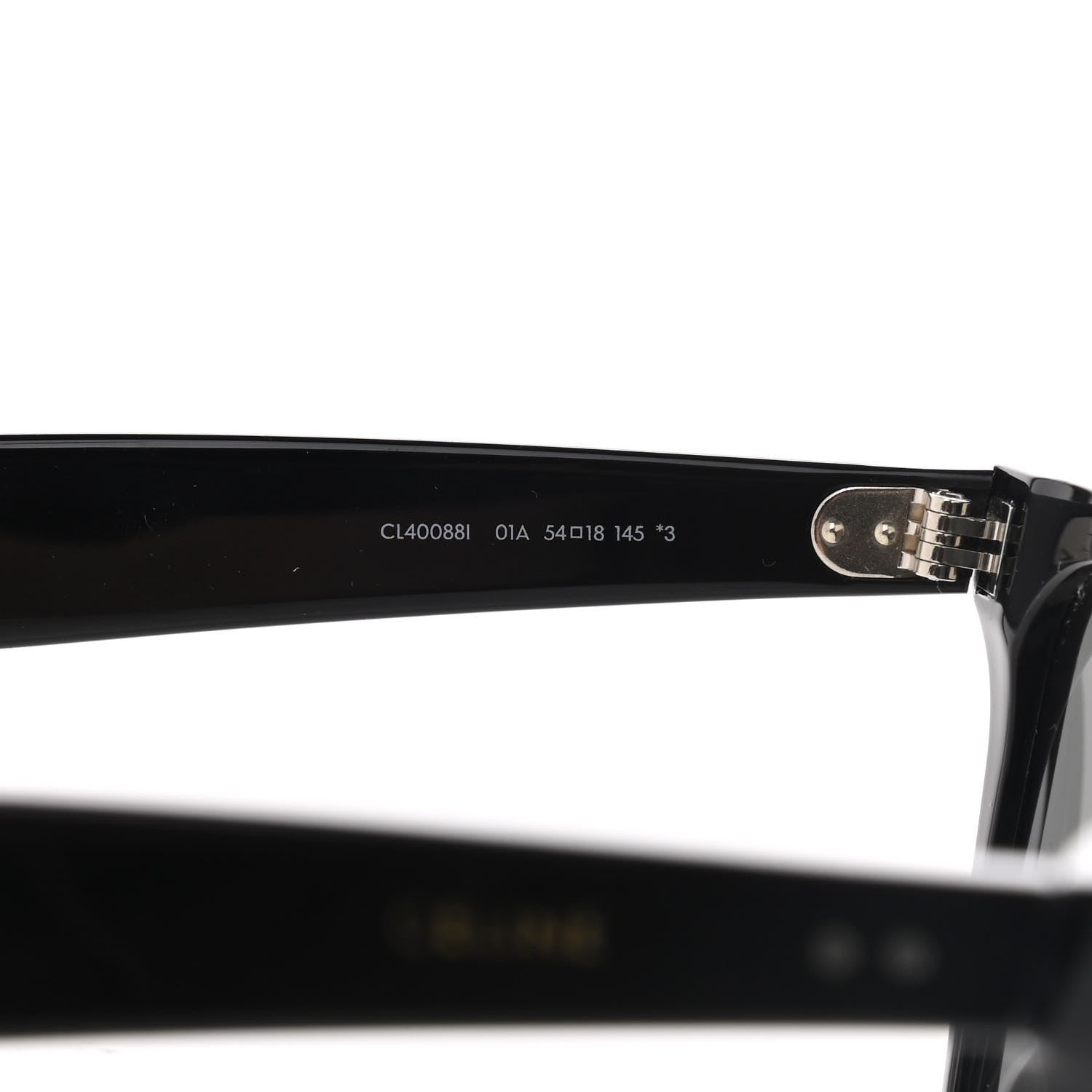 Celine Acetate Sunglasses CL 40088I Black 7 of 7