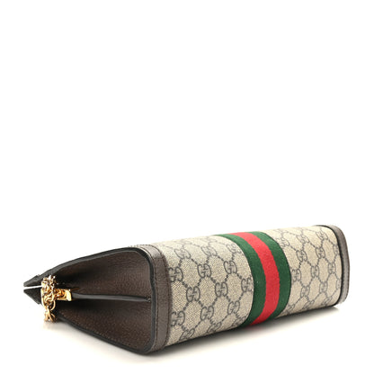 Gucci GG Supreme Monogram Web Small Ophidia Chain Shoulder Bag Brown 4 of 10
