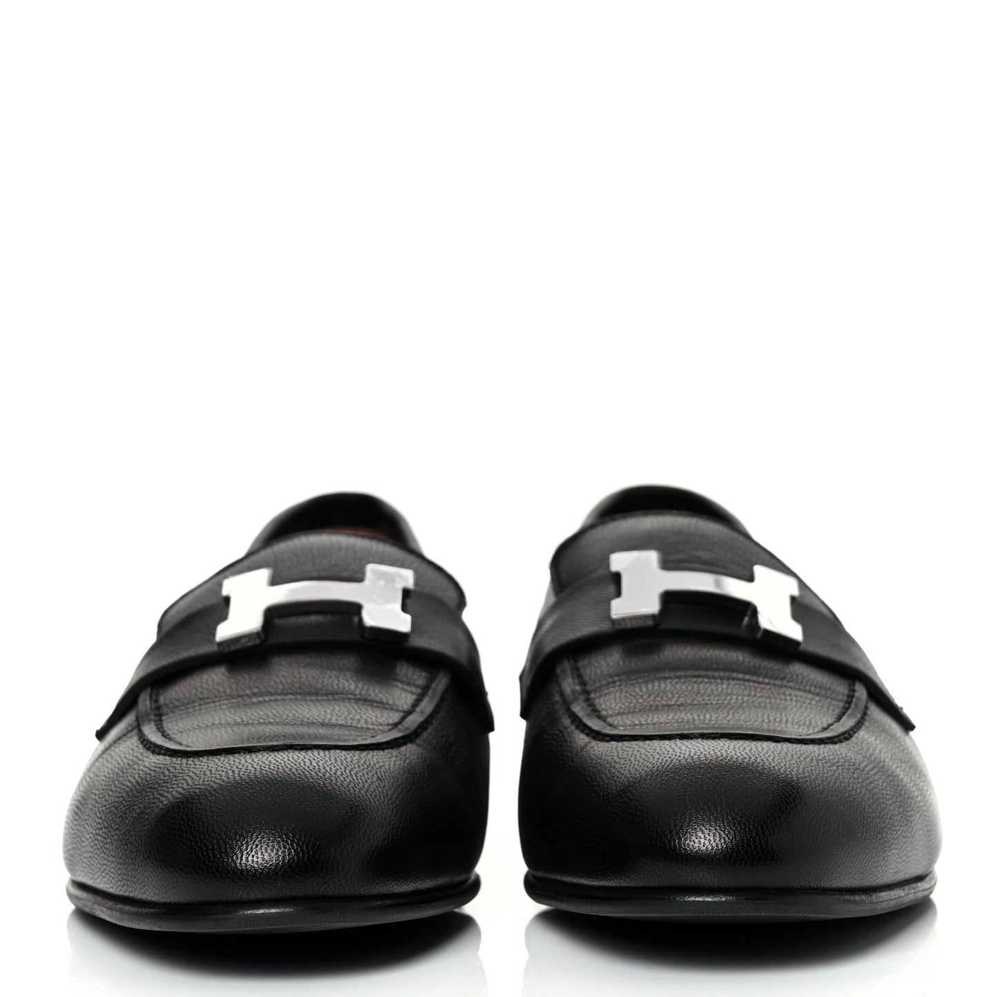 Goatskin Womens Paris Loafers 38 Black