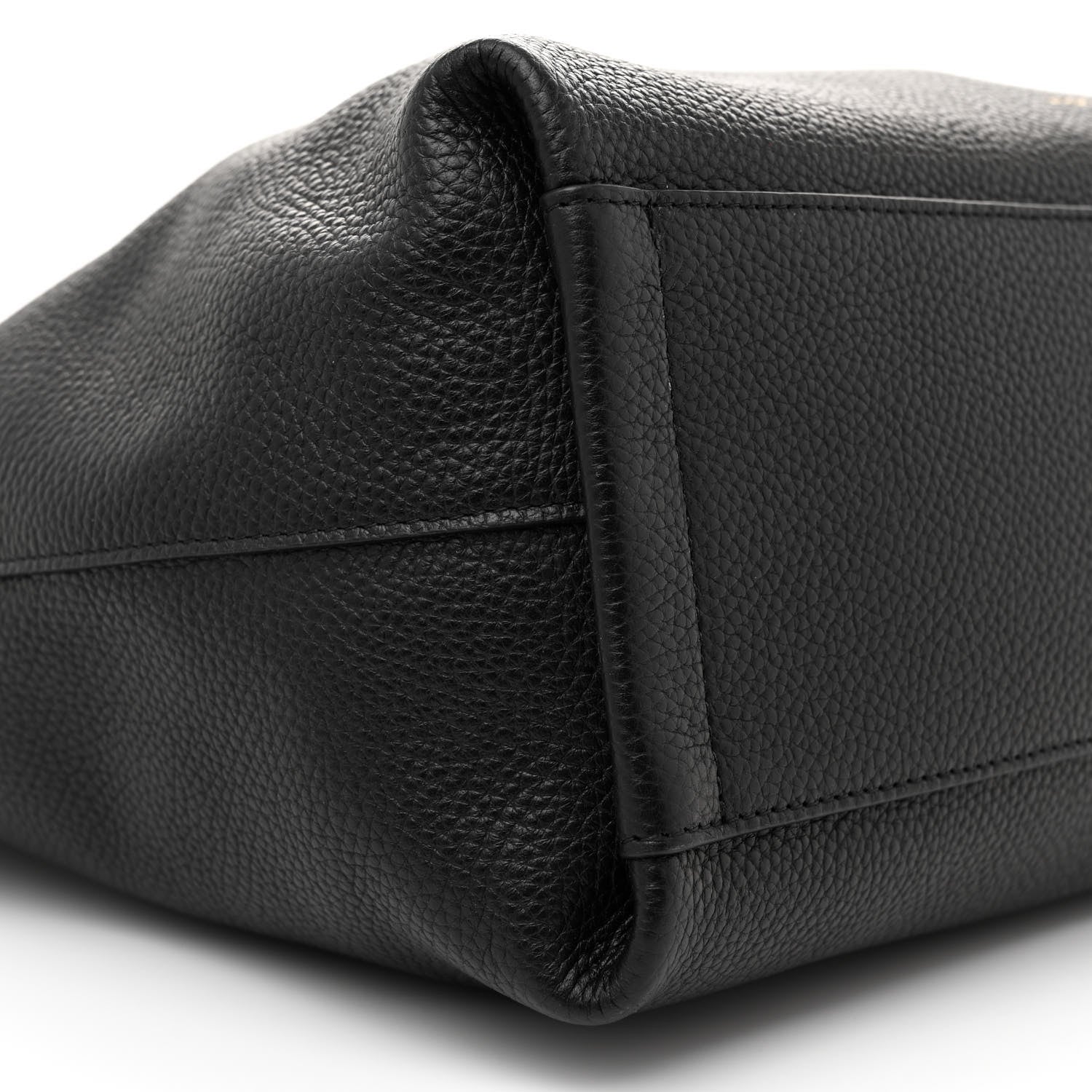Mansur Gavriel Pebbled Calfskin Everyday Zip Tote Black 8 of 10