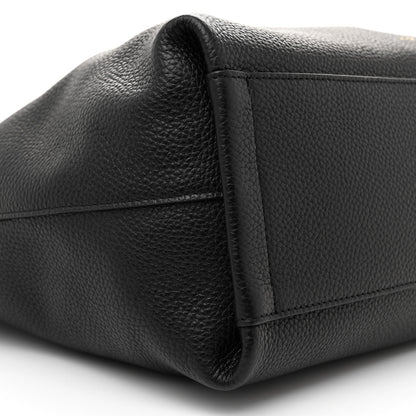 Mansur Gavriel Pebbled Calfskin Everyday Zip Tote Black 8 of 10