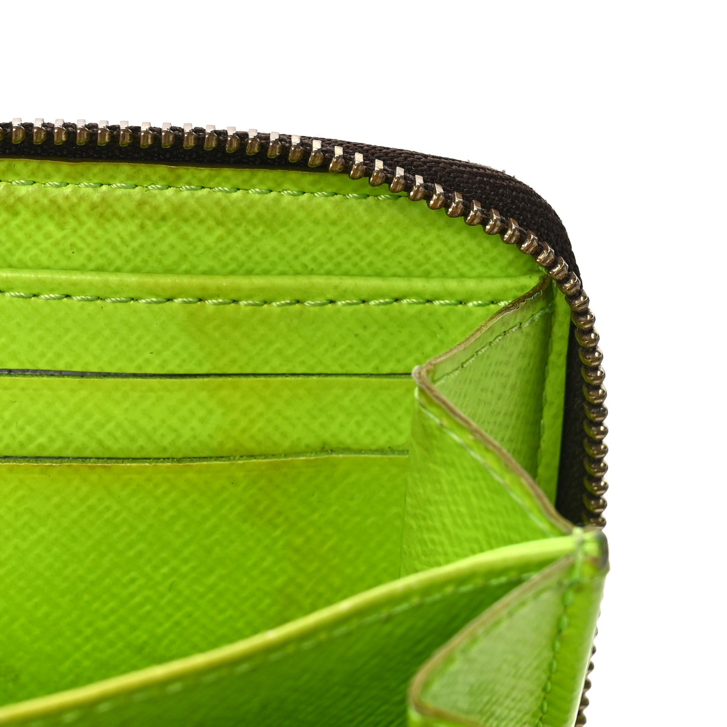 Monogram Graffiti Zippy Coin Purse Wallet Green