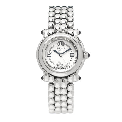 Chopard Stainless Steel 5 Diamond 26mm Happy Sport Quartz Watch 1 of 6