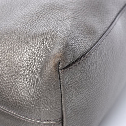 Gucci Metallic Pebbled Calfskin Medium Soho Chain Shoulder Bag Sasso 13 of 16
