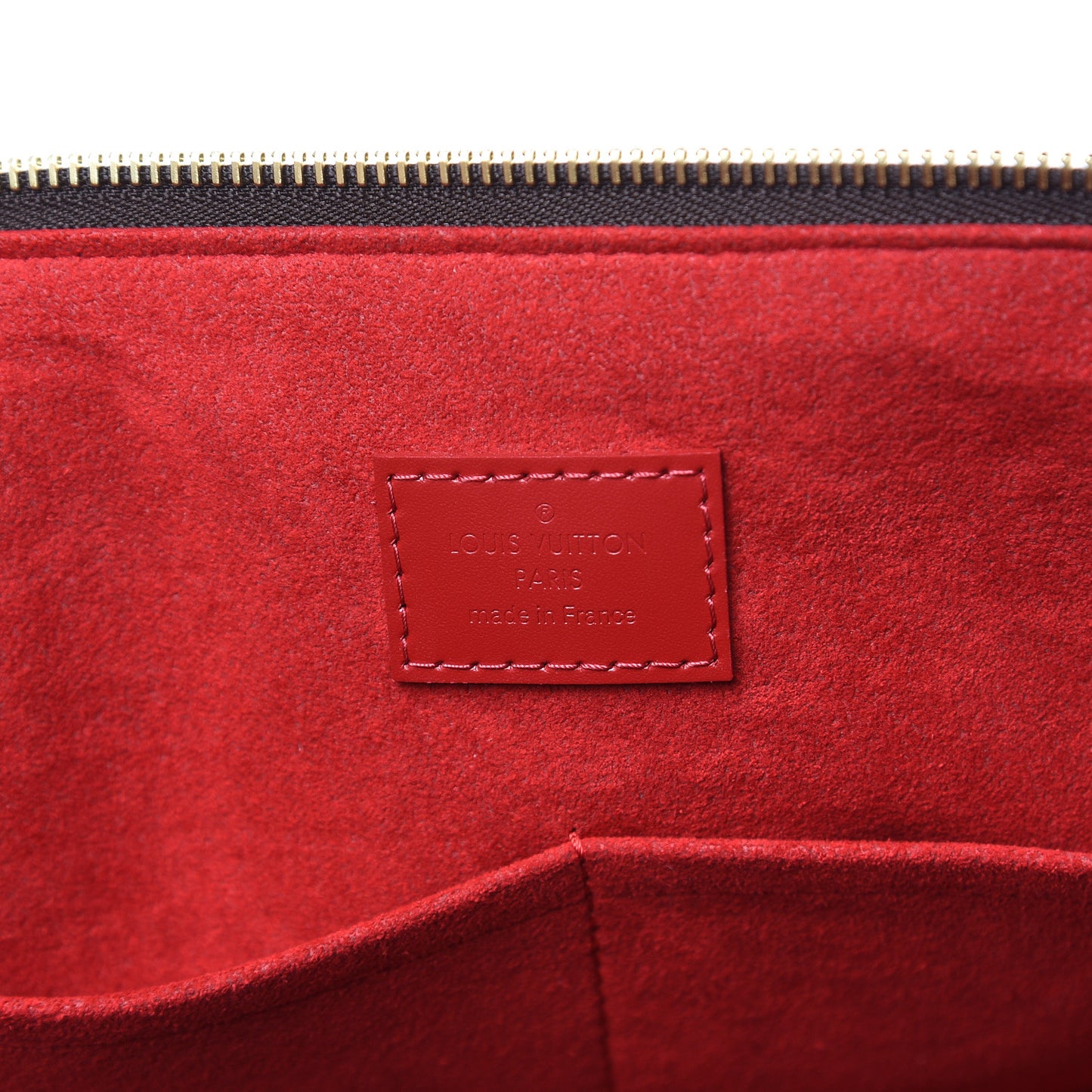 Damier Ebene Caissa Tote MM Cherry