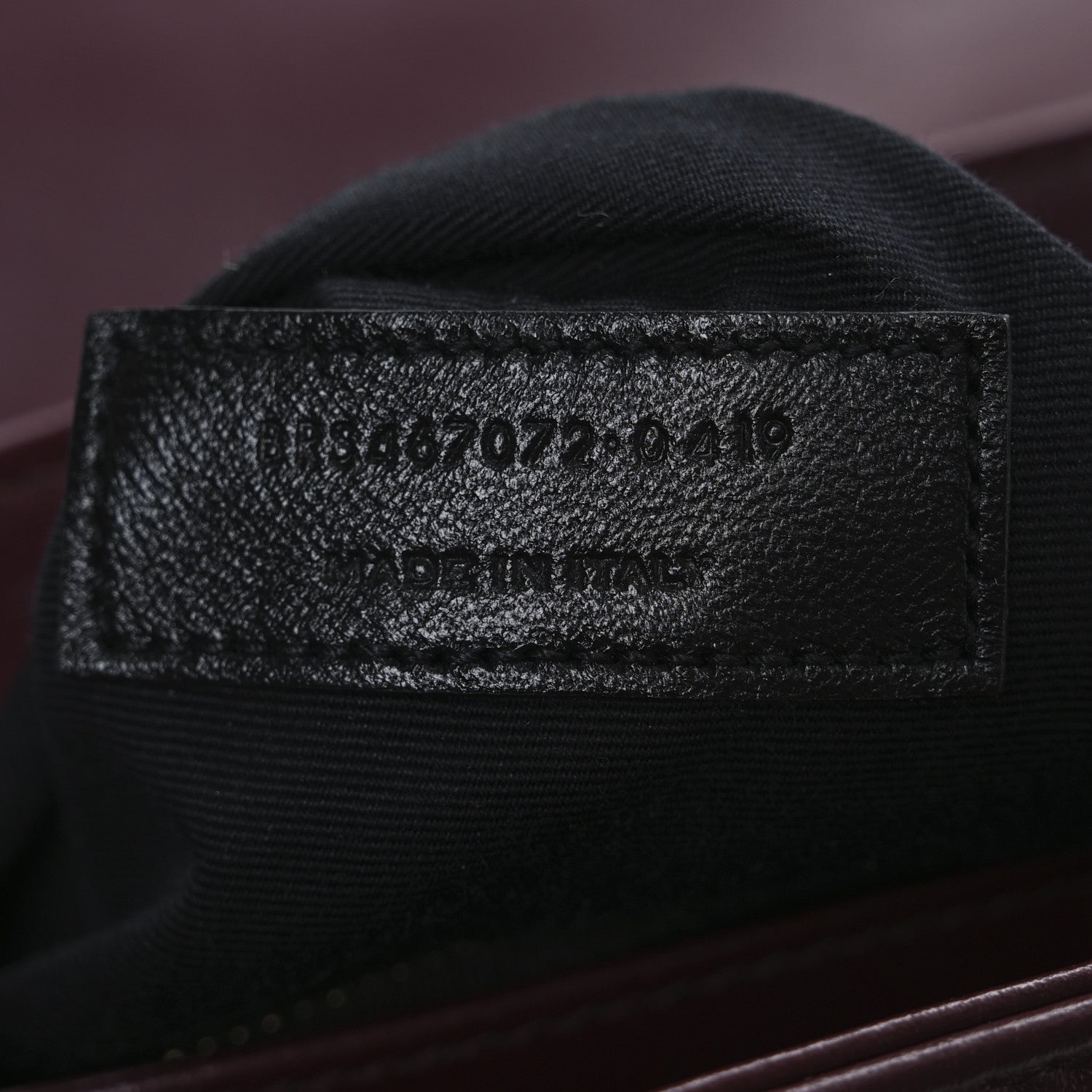 Saint Laurent Calfskin Y Quilted Monogram Toy Loulou Monogram Crossbody Bag Rouge Legion 8 of 13