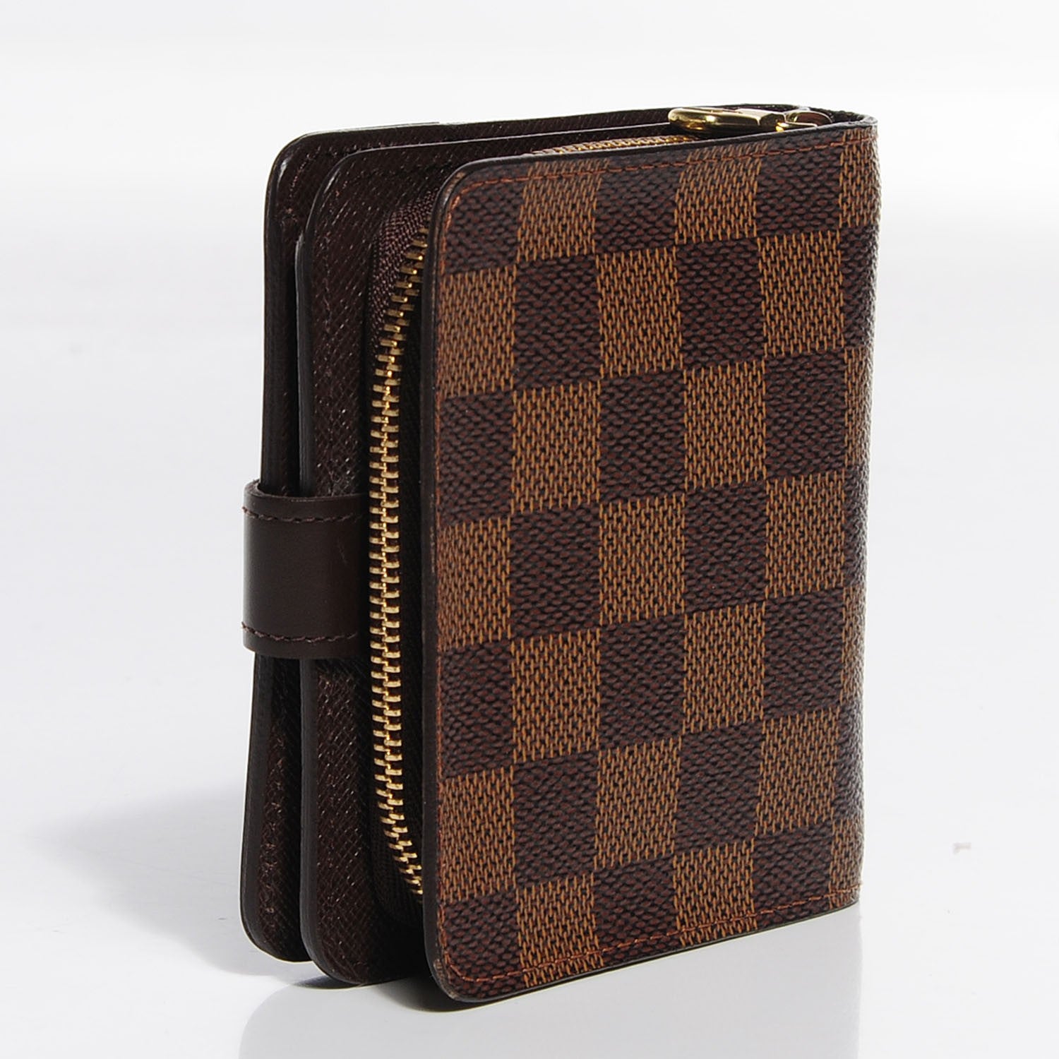 Louis Vuitton Damier Ebene Zippe Zipped Compact Wallet 3 of 6
