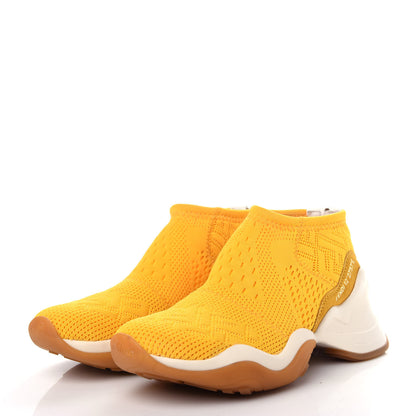 Fendi Technical 3D Mesh Womens FFluid Zip Up Sneakers 36 Reggae Corn White 3 of 10