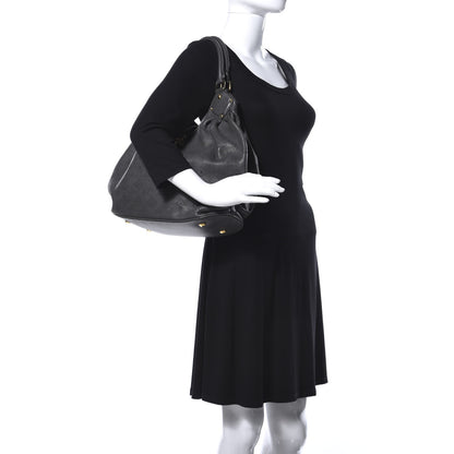 Louis Vuitton Mahina L Anthracite 2 of 8