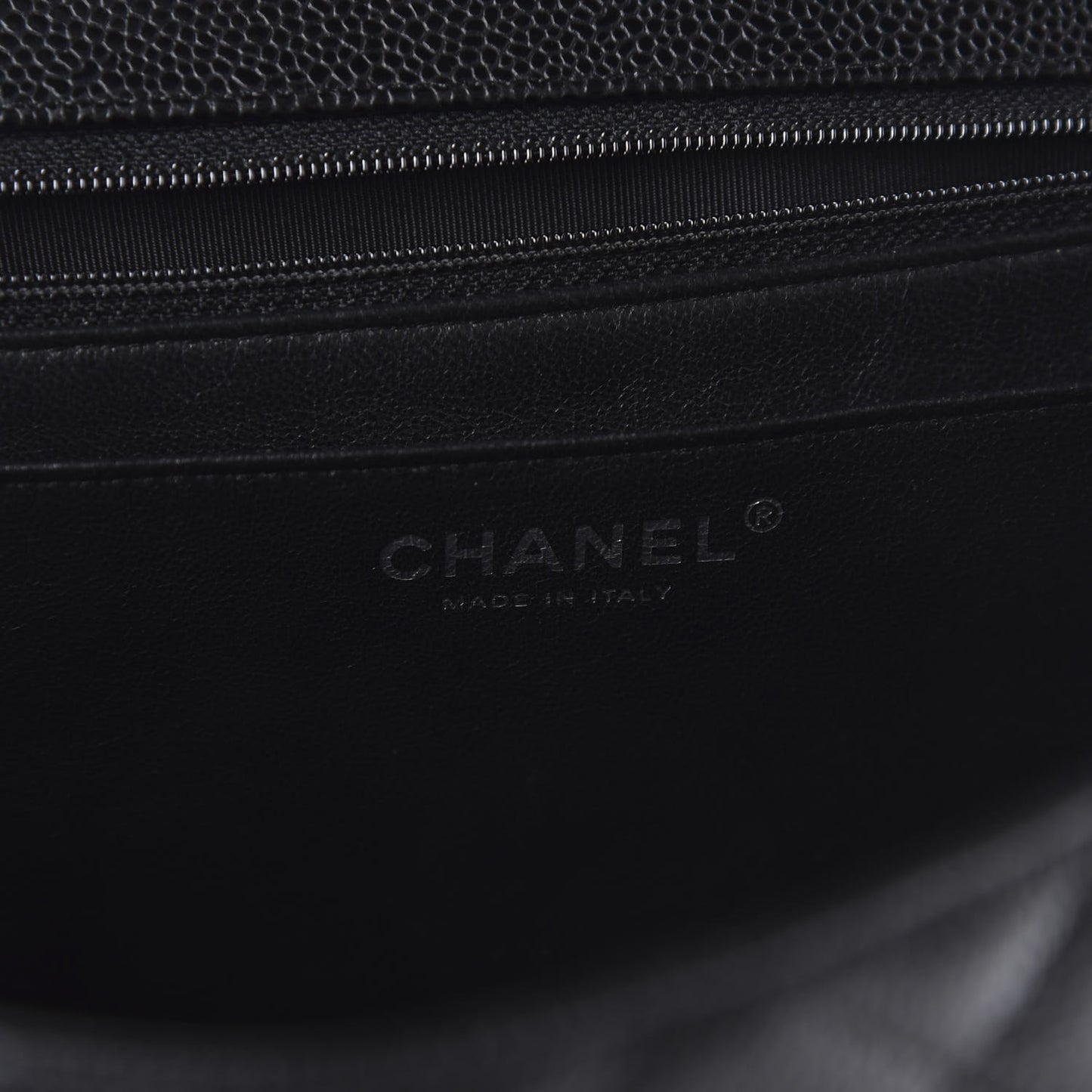 Caviar Quilted Maxi Single Flap Black