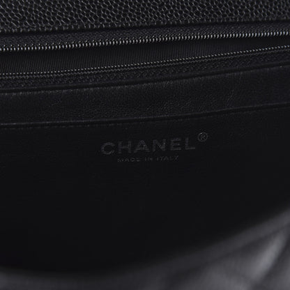Chanel Caviar Quilted Maxi Single Flap Black 7 of 10