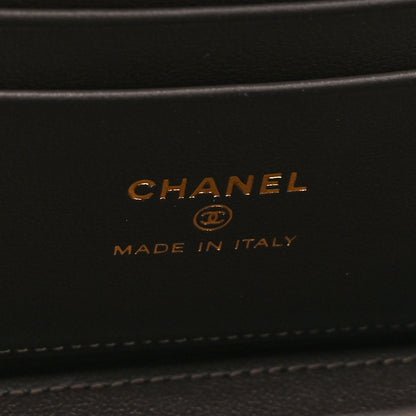 Chanel Lambskin Quilted Small Top Handle Vanity Case With Chain Dark Brown 7 of 11
