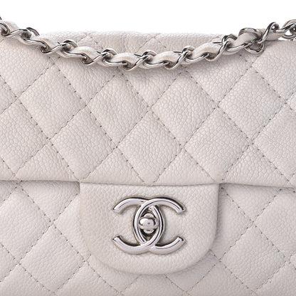 Chanel Soft Caviar Quilted East West Flap White 13 of 31