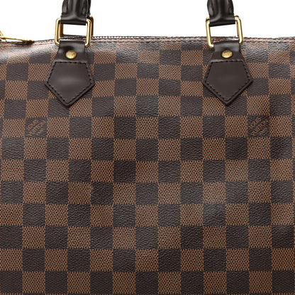 Louis Vuitton Damier Ebene Speedy Bandouliere 30 9 of 24