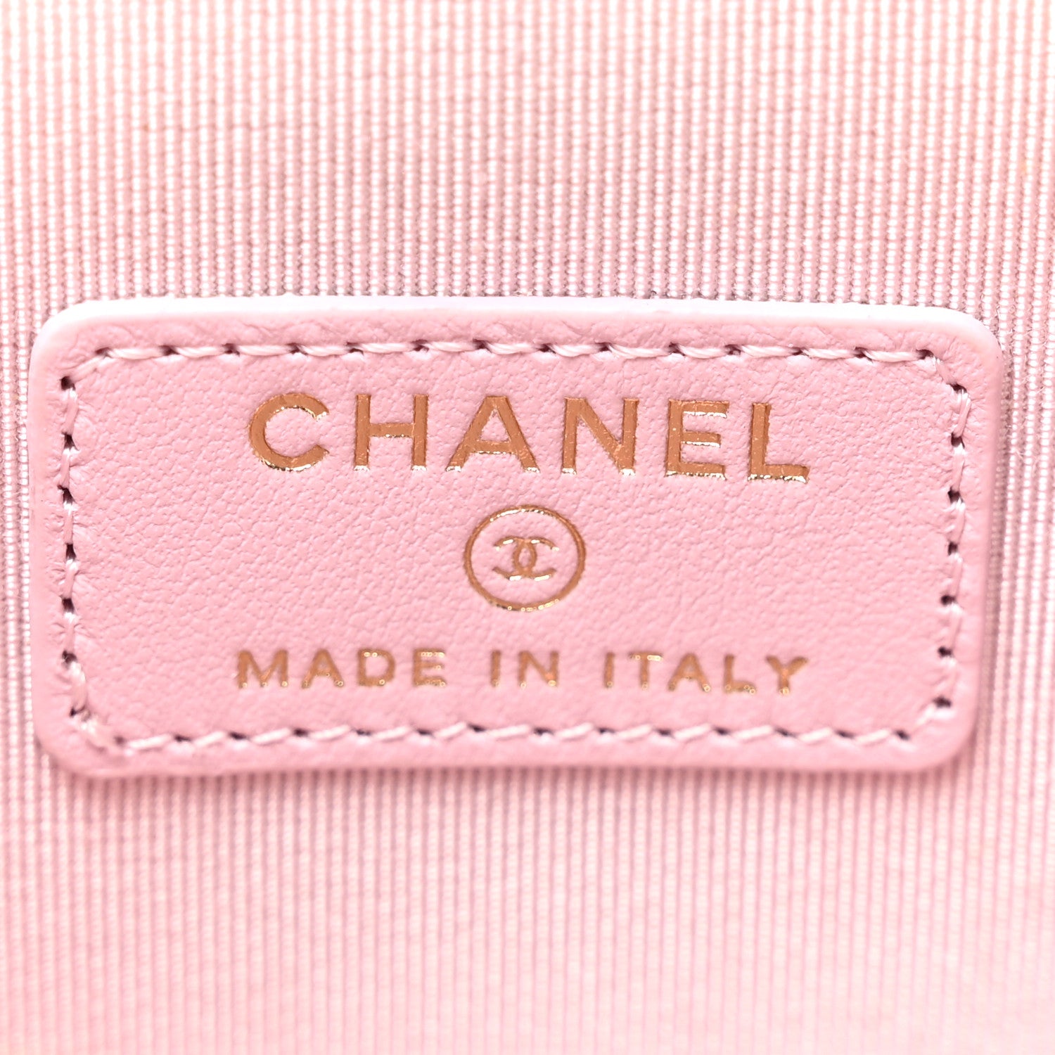 Chanel Caviar Quilted Mini Vanity Case With Chain Light Pink 6 of 13