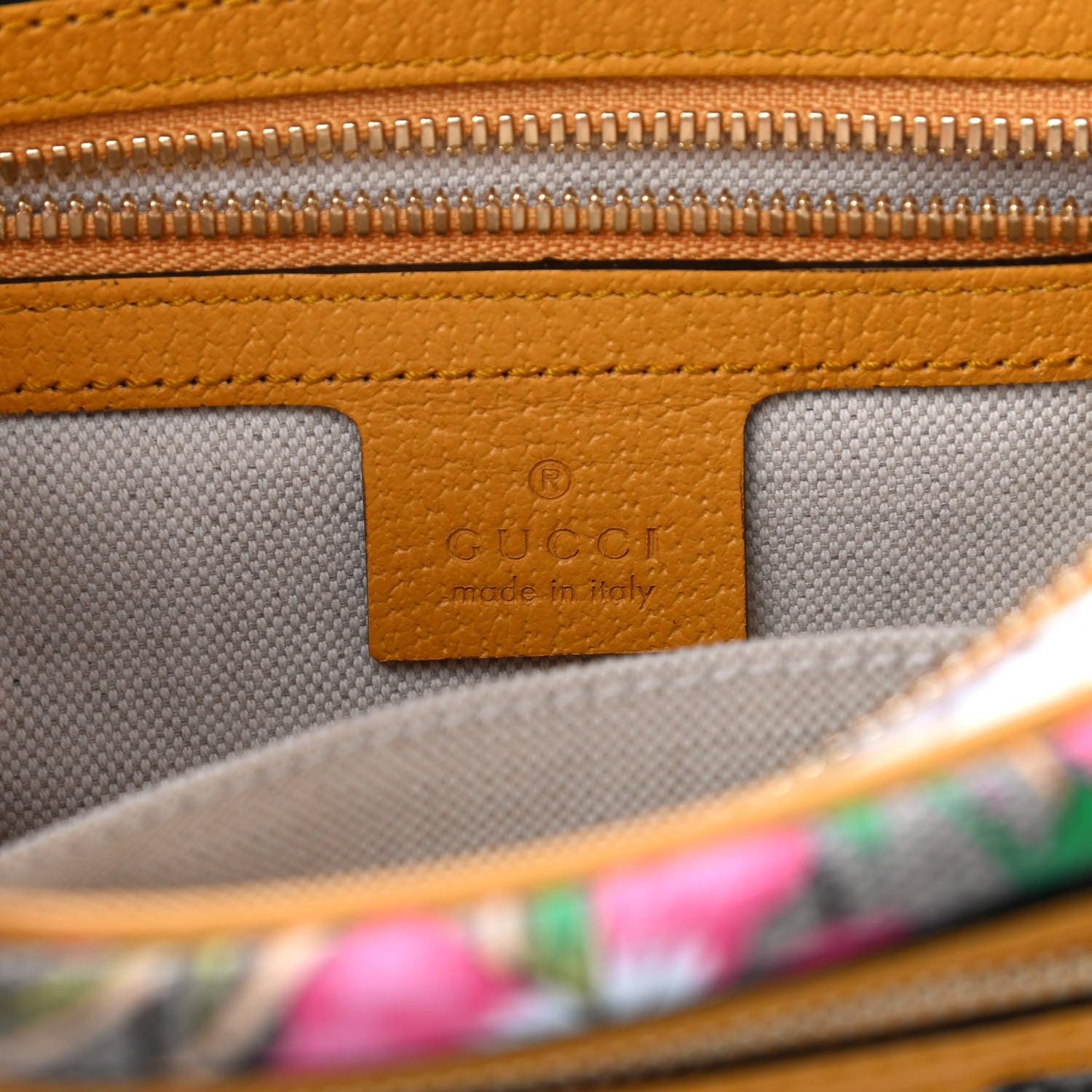 Gucci GG Supreme Monogram Flora Medium Ophidia Belt Bag Beige Multicolor Crop 6 of 9