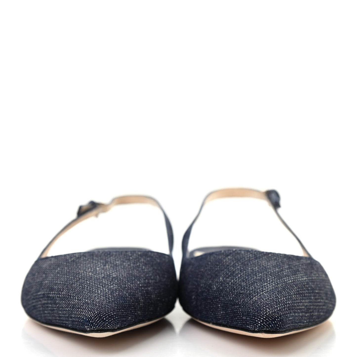 Denim Erin Slingback Flats 39.5 Indigo