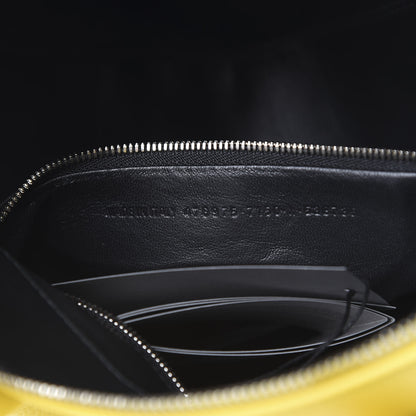 Balenciaga Shiny Day Calfskin Logo S Triangle Duffle Jaune Black 7 of 11