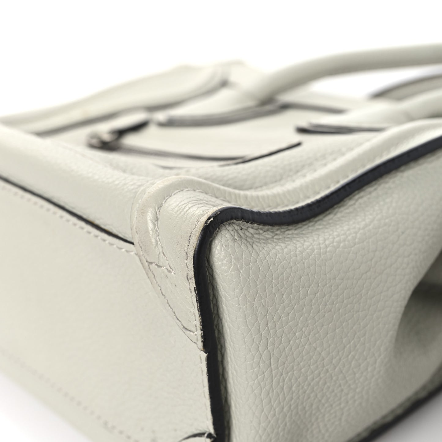 Drummed Calfskin Nano Luggage Lune