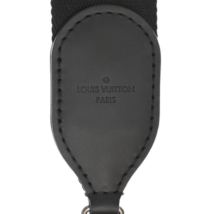 Louis Vuitton Nylon Calfskin Horizon Clutch Strap Black 3 of 7