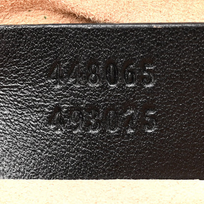 Gucci Calfskin Matelasse Mini GG Marmont Chain Shoulder Bag Black 7 of 17