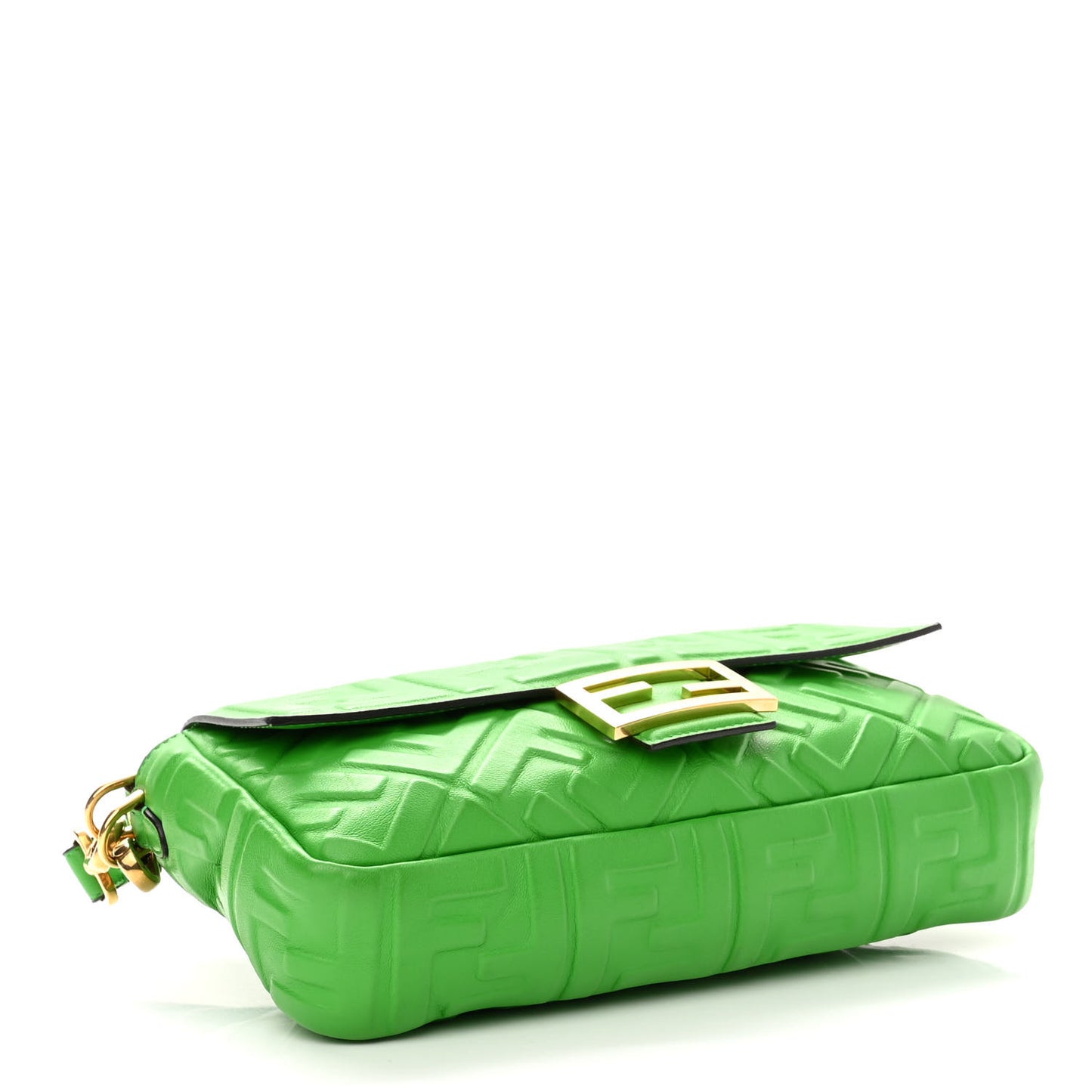 Nappa FF 1974 Embossed Baguette Tomatillo