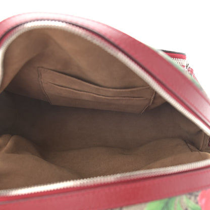 Gucci GG Supreme Monogram Tian Web Small Day Backpack Beige Multicolor Red 5 of 11