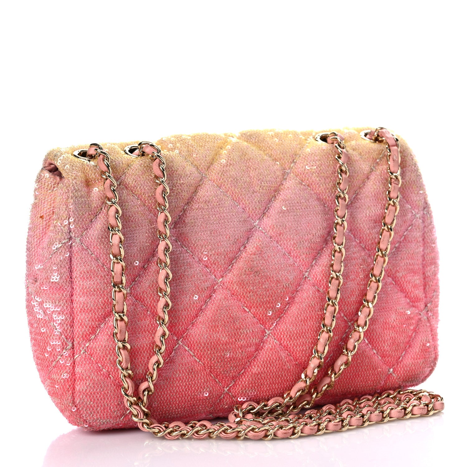 Chanel Sequin Quilted Ombre Mini Flap Multicolor 3 of 17