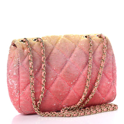 Chanel Sequin Quilted Ombre Mini Flap Multicolor 3 of 17