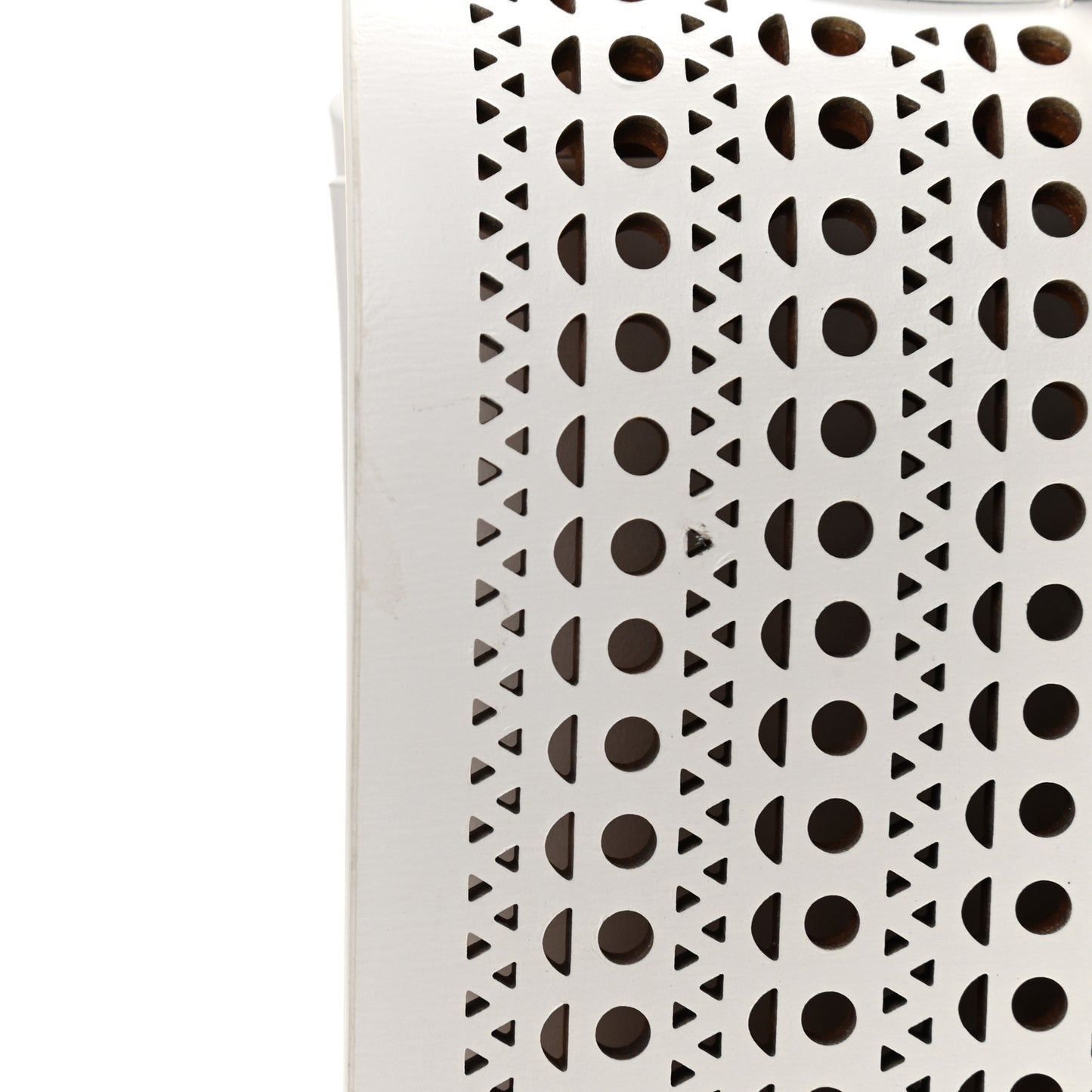 Calfskin Laser Cut Bellechasse 29 Top Handle Bag White