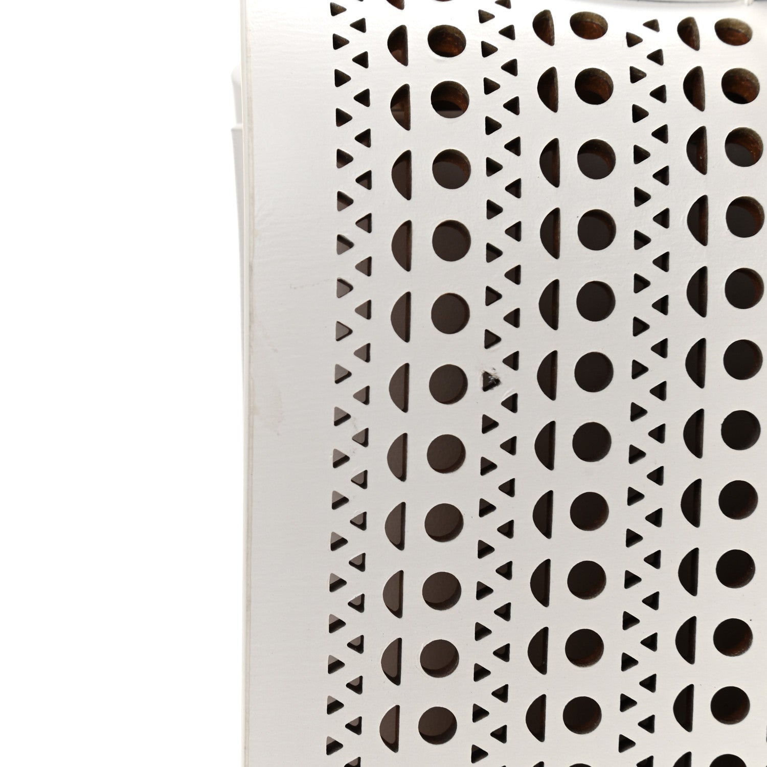 Alaia Calfskin Laser Cut Bellechasse 29 Top Handle Bag White 11 of 11