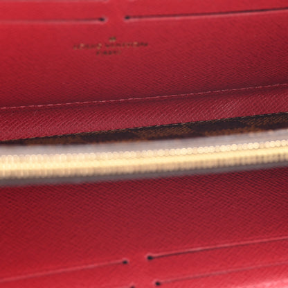 Louis Vuitton Damier Ebene Clemence Wallet Cherry 5 of 11
