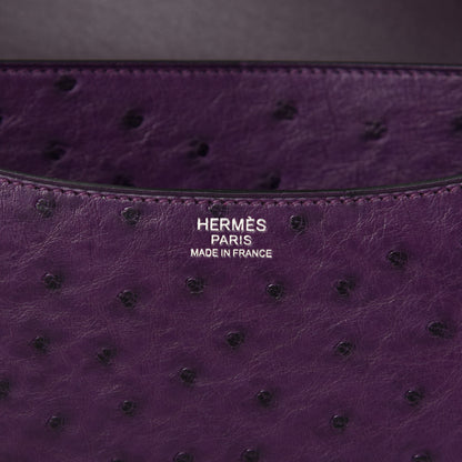 Hermes Ostrich Constance 24 Violine 8 of 11