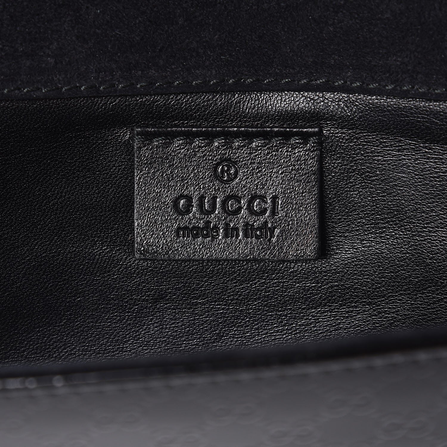 Gucci Patent Microguccissima Small Broadway Clutch Black 6 of 9