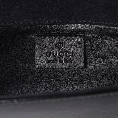 Gucci Patent Microguccissima Small Broadway Clutch Black 6 of 9