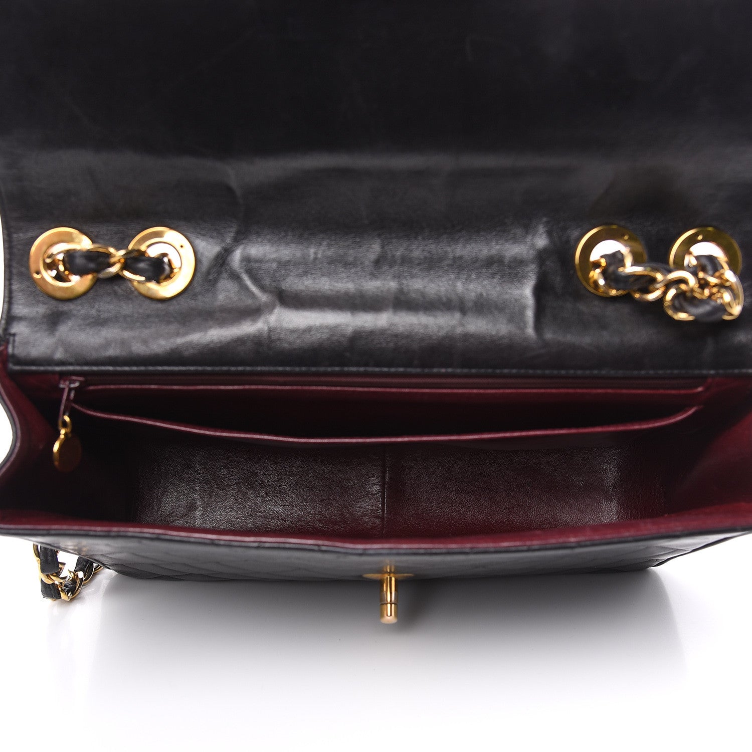 Chanel Lambskin Quilted Jumbo Single Flap Black 5 of 21