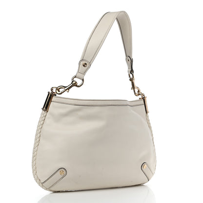Gucci Calfskin Britt Medium Shoulder Bag White 4 of 20