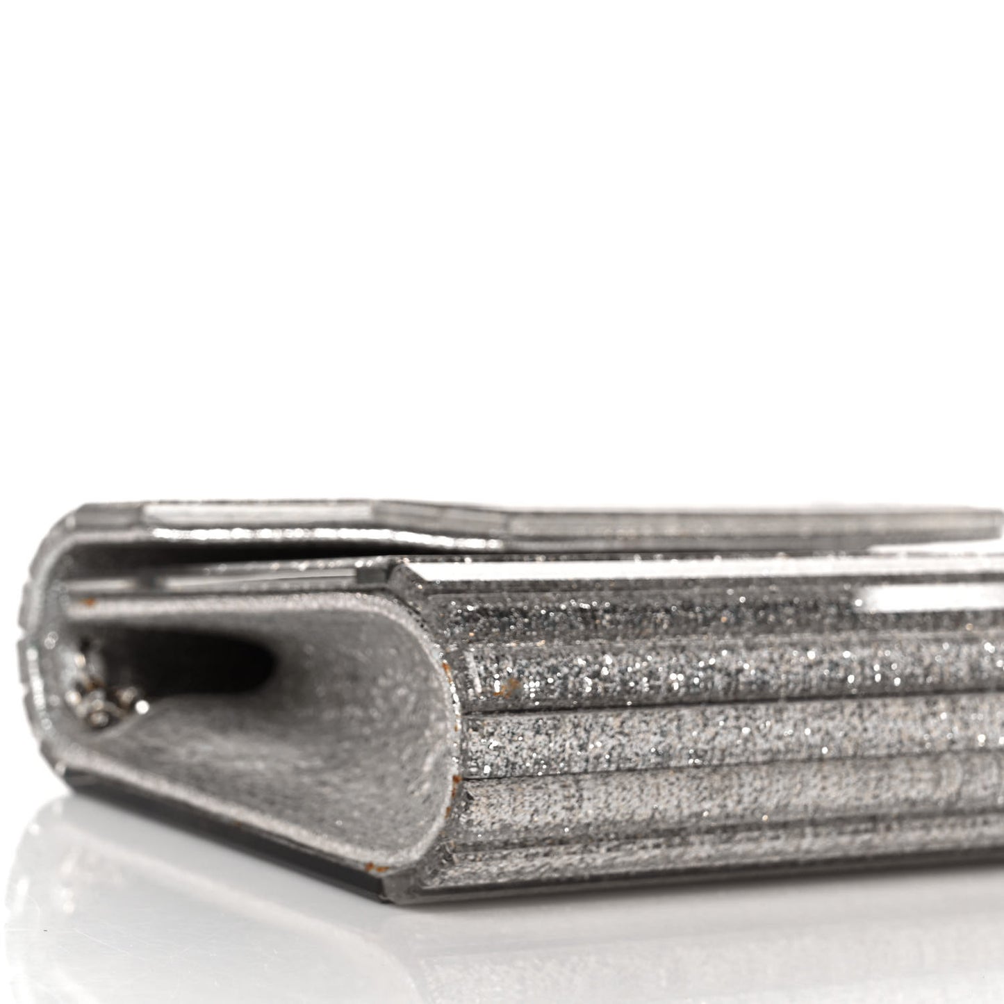 Acrylic Glitter Candy Clutch Champagne