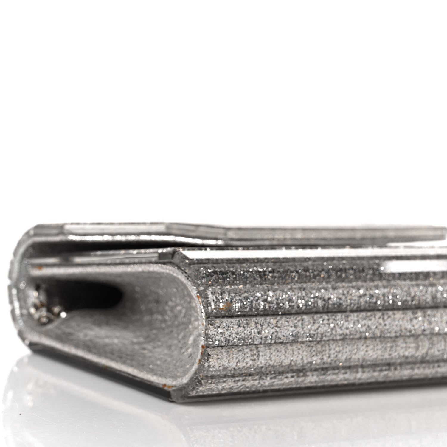 Jimmy Choo Acrylic Glitter Candy Clutch Champagne 6 of 7
