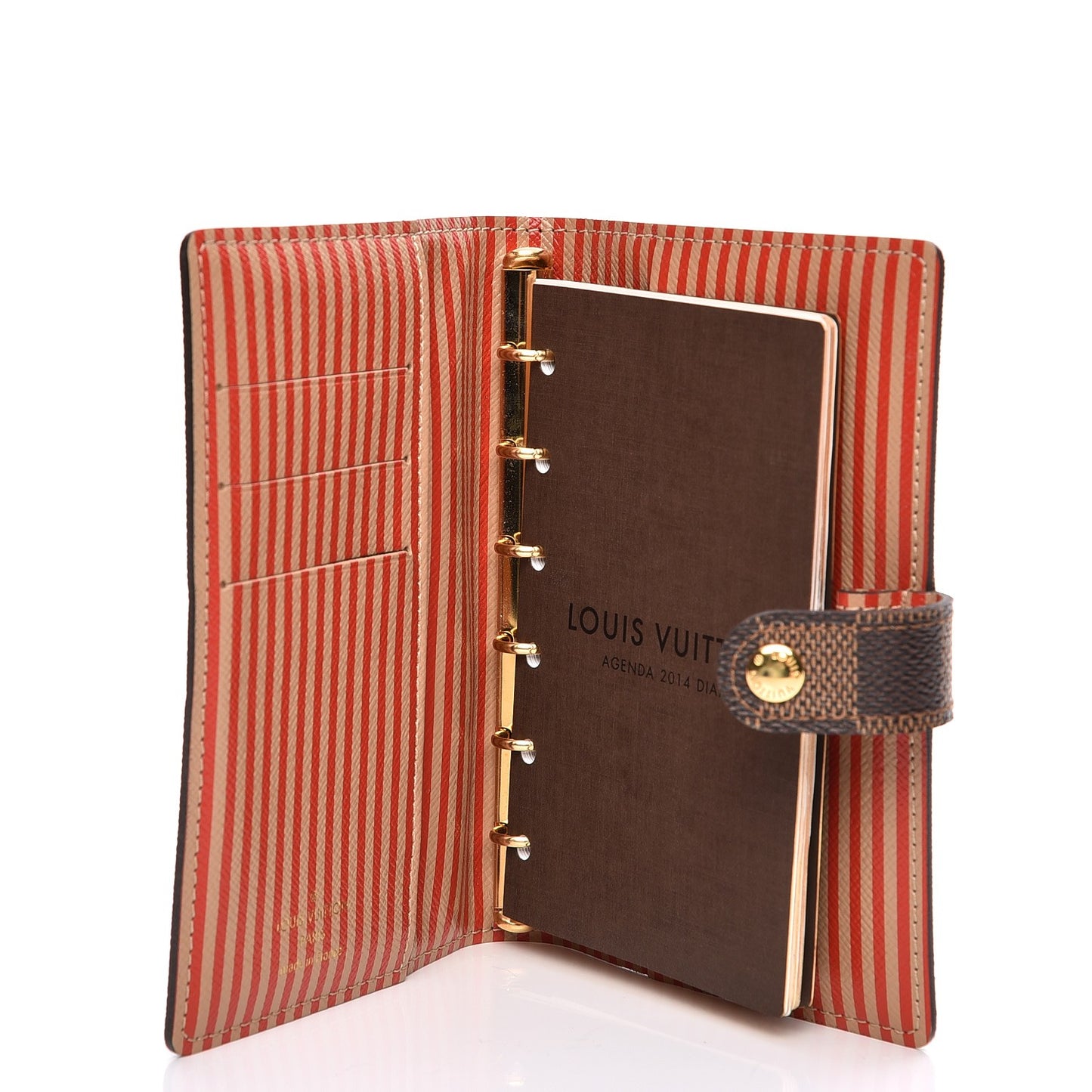 Damier Ebene Trunks and Bags Small Ring Agenda