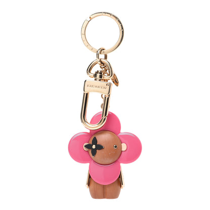 Louis Vuitton Resin Wood Vivienne Bag Charm Pink 1 of 7