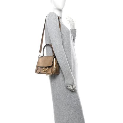 Chloe Metallic Calfskin Mini Faye Day Shoulder Bag Gold 3 of 10