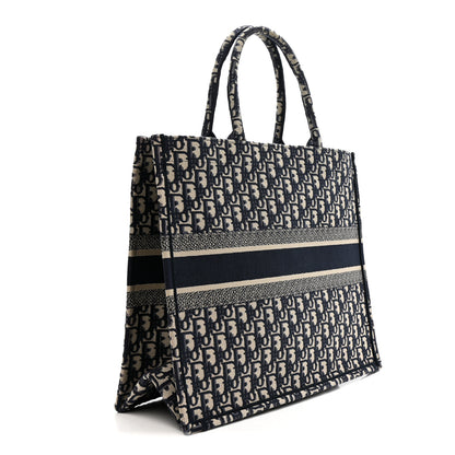 Christian Dior Oblique Large Book Tote Blue Multicolor 3 of 14