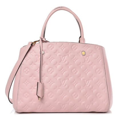 Louis Vuitton Empreinte Montaigne MM Rose Ballerine 1 of 17