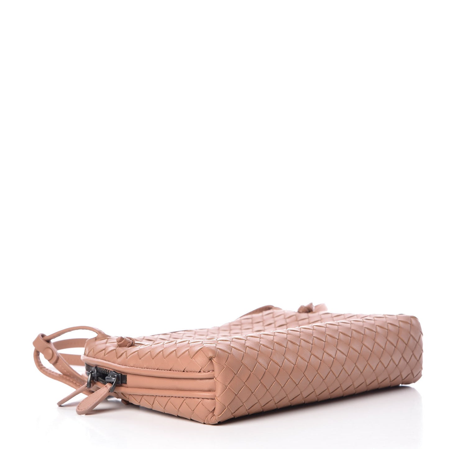 Nappa Intrecciato Pillow Crossbody Messenger Dusty Rose