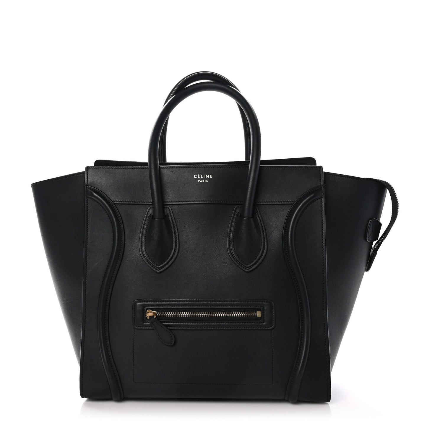 Smooth Calfskin Mini Luggage Black