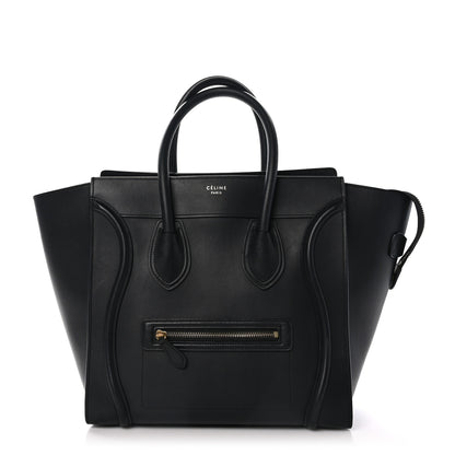 Celine Smooth Calfskin Mini Luggage Black 1 of 9